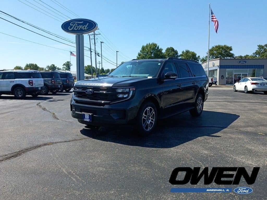 2026 Ford Expedition Max Active in Dark Matter Gray Metallic — front three-quarter view