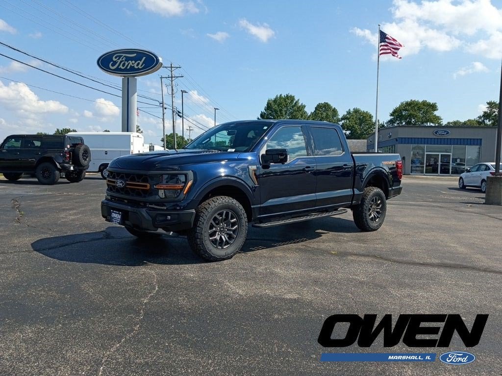2026 Ford F-150 Tremor in Antimatter Blue Metallic — front three-quarter view