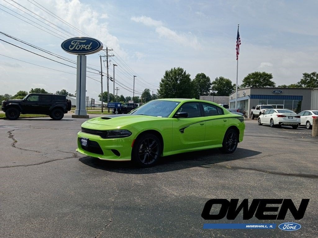 2023 Dodge Charger GT in Sublime Metallic Clearcoat — front three-quarter view