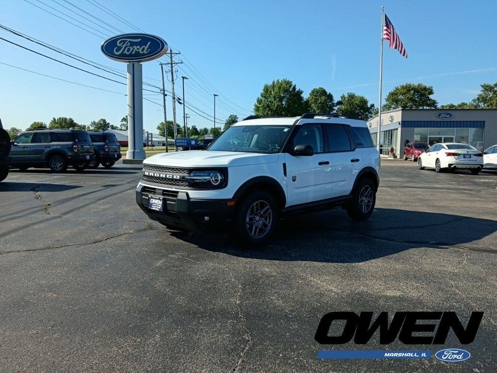 2026 Ford Bronco Sport Big Bend in Oxford White — front three-quarter view