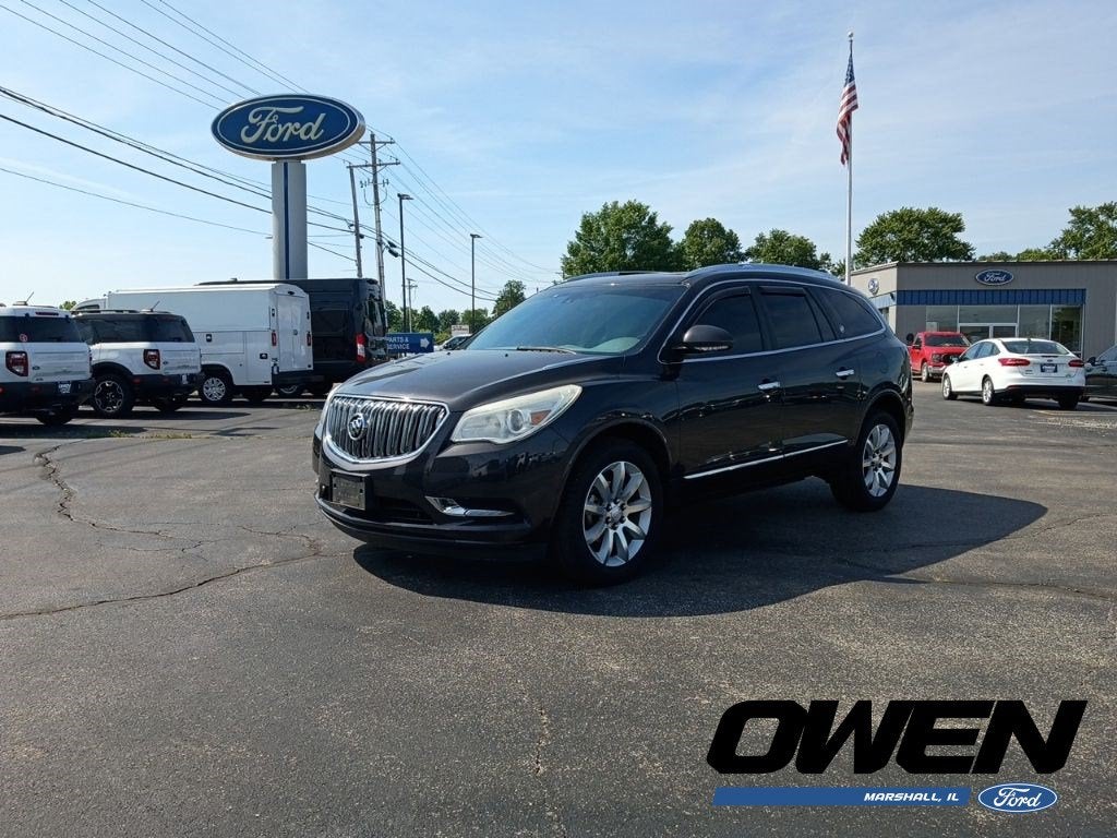 2016 Buick Enclave Premium in Iridium Metallic — front three-quarter view